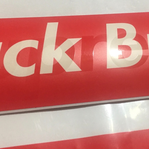 Supreme F Bush Box Logo Sticker - Picture 3 of 5